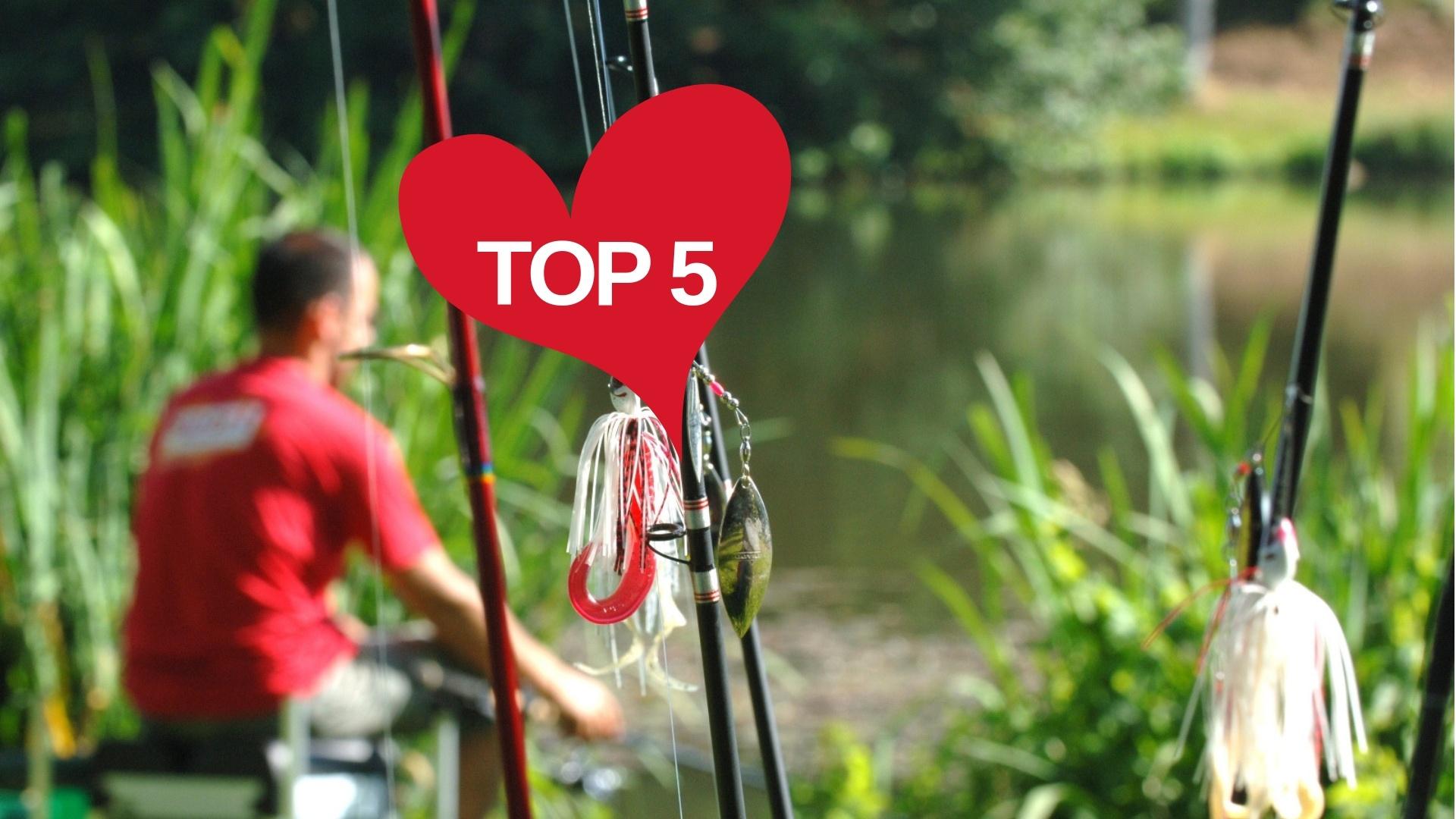 top 5 coins de pêche coups de coeur de jean marie