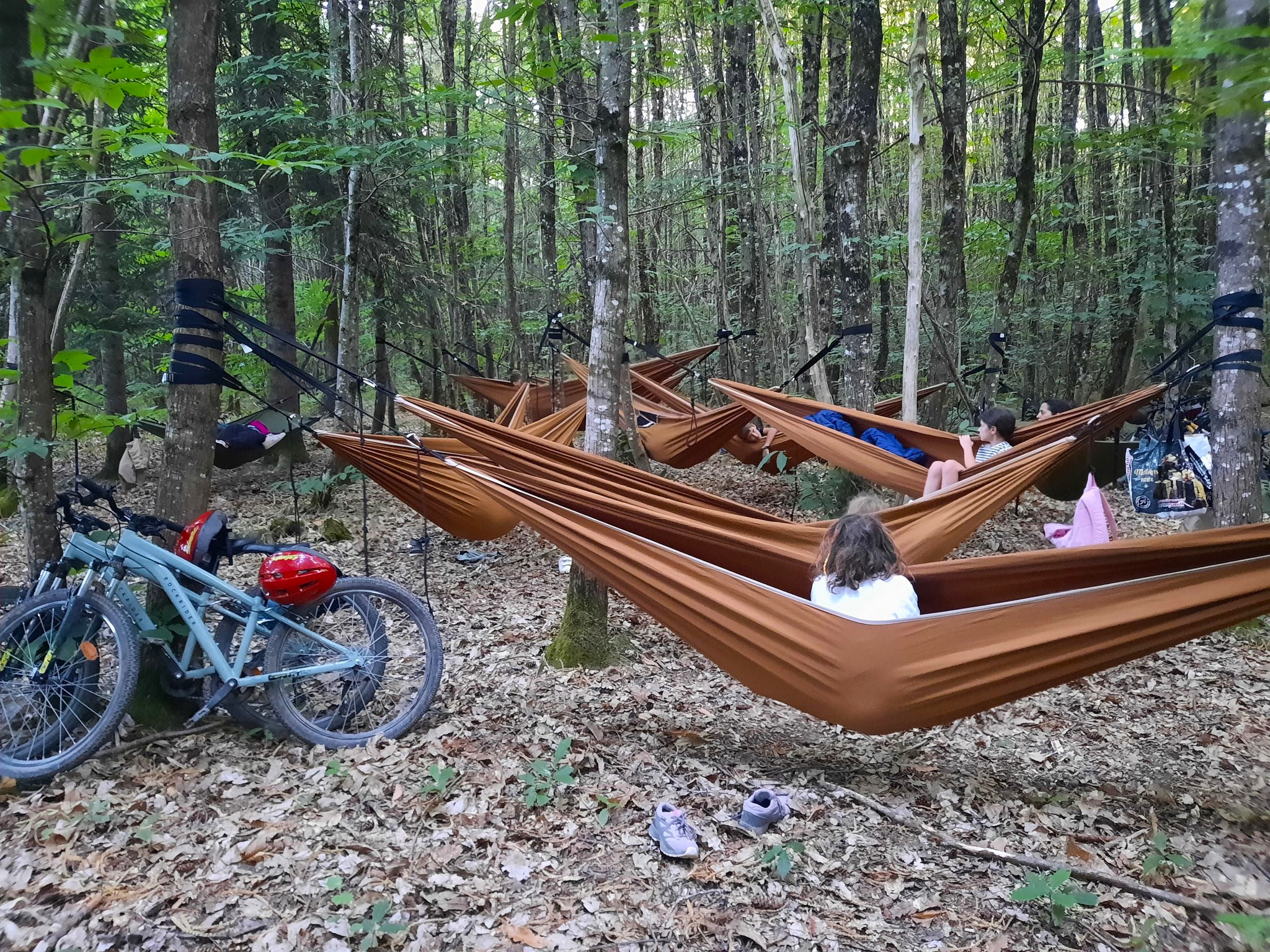  Les Grimpereaux de l’Hermitain - Nuit en Hamac
